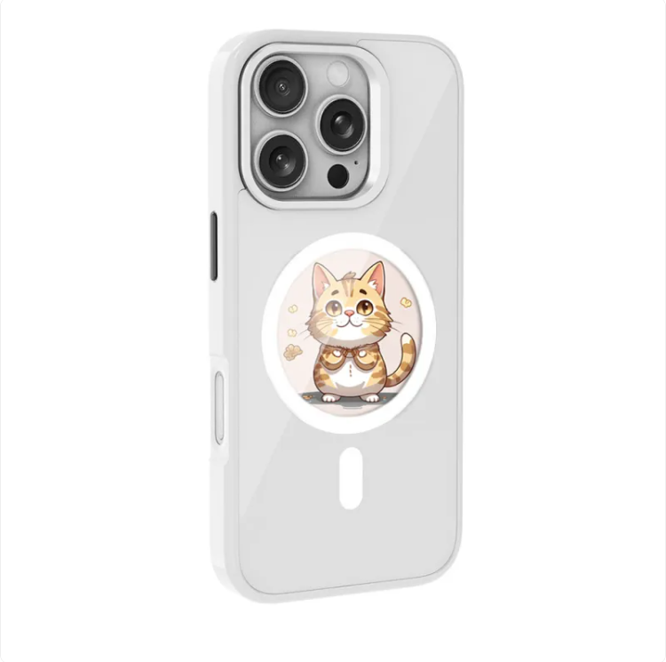Magnetic HD Projection Screen TPU Phone Case with NFC Ink for iPhone 13-16 Series