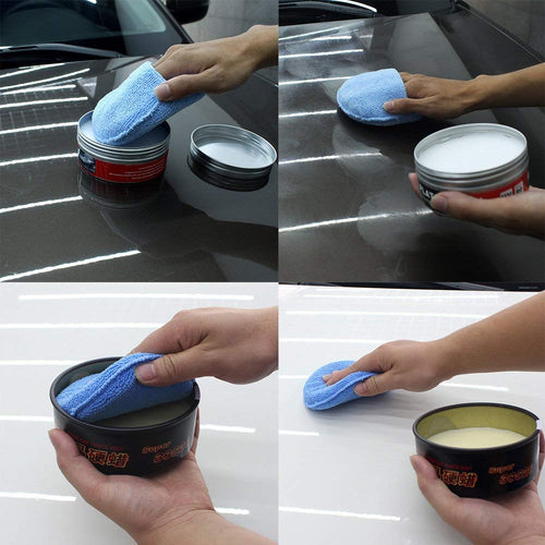 10-Piece Set of 5-Inch Blue Hand Waxed Artifacts